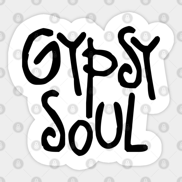 Gypsy Soul Sticker by LudlumDesign